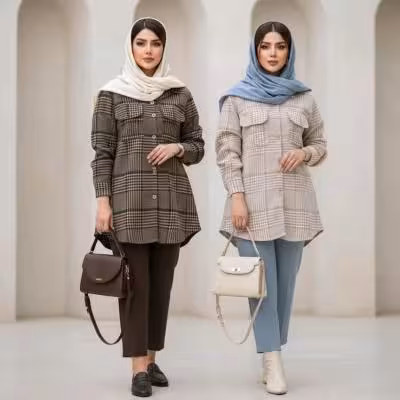 مانتو اسپرت زنانه پشمی مدل پیجازی