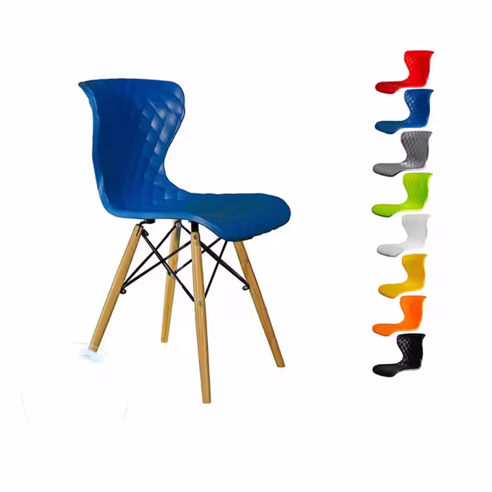 صندلی چهارپایه دیاموند پایه چوبی  B500 بنیزان