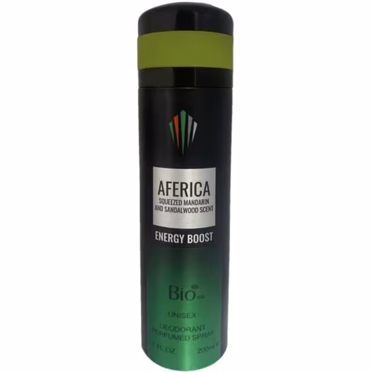 اسپری بدن مردانه AFERICA بیو استار