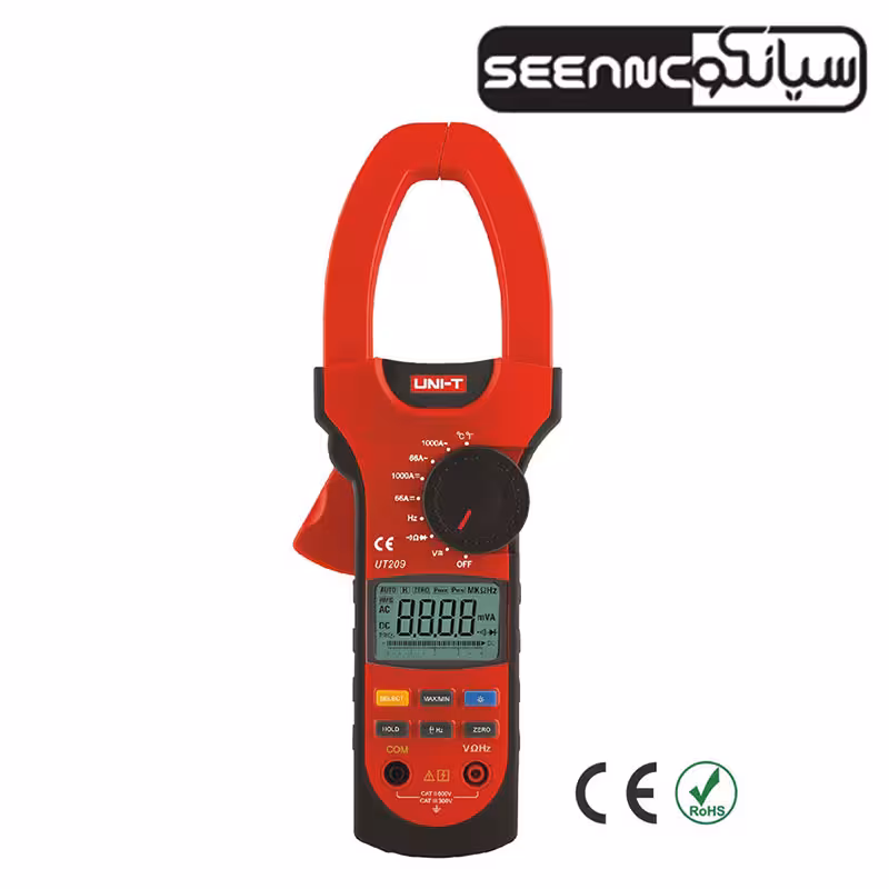 مولتی متر انبری AC/DC 1000A یونیتی UNI-T UT209