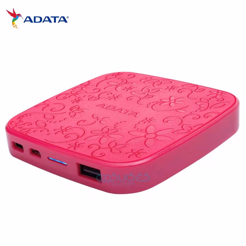 پاور بانک 5.000 میلی آمپر ای دیتا مدل ADATA T5000C رنگ قرمز