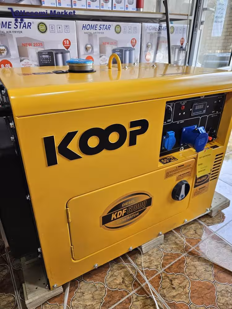 موتور برق ژنراتور دیزلی KOOP مدل KDF6700Q: