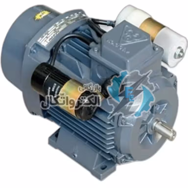 الکتروموتور تک فاز خازن دائم – استارت (CRS) فریم 80 آلومینیومی 0.55 کیلووات (0.75 اسب) 1500 دور موتوژن