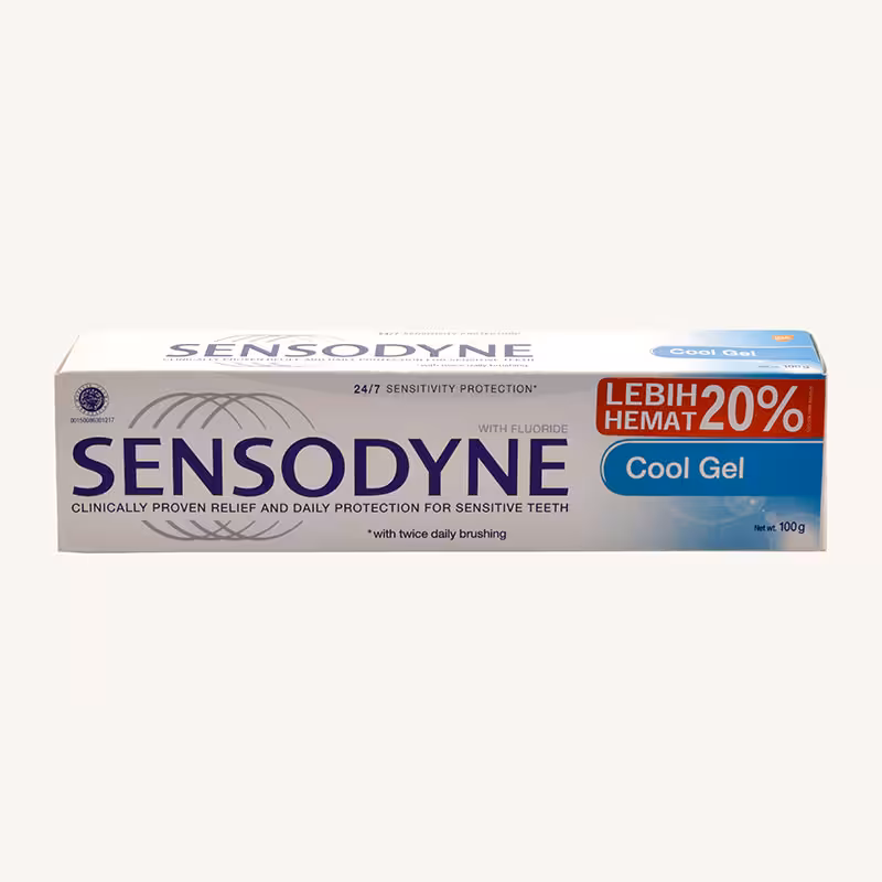 خمیر دندان سنسوداین کول ژل 100گرم SENSODYNE COOL GEL