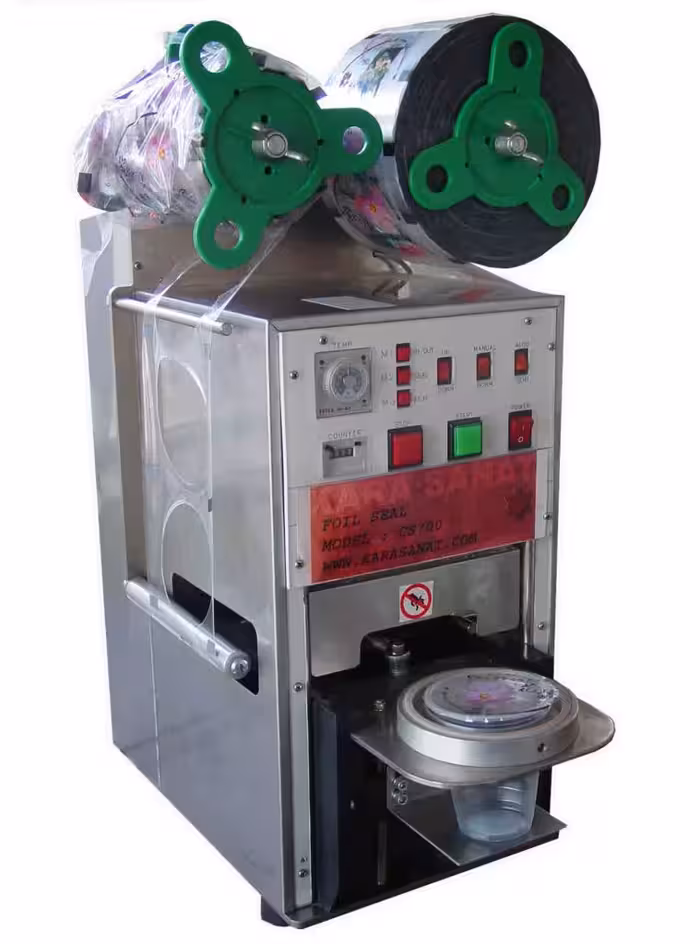 دستگاه سیل نیمه اتوماتیک لیوانی رومیزی مدل CN600