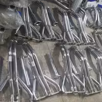 هدرز پژو  405  xu7 آبکاری کروم  با واسطه کوتاه و واشر رایگان (پس کرایه)