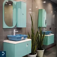روشویی کابینتی، مدل کالارایز، شامل کابینت و روشویی، با طراحی زیبا و کاربردی.