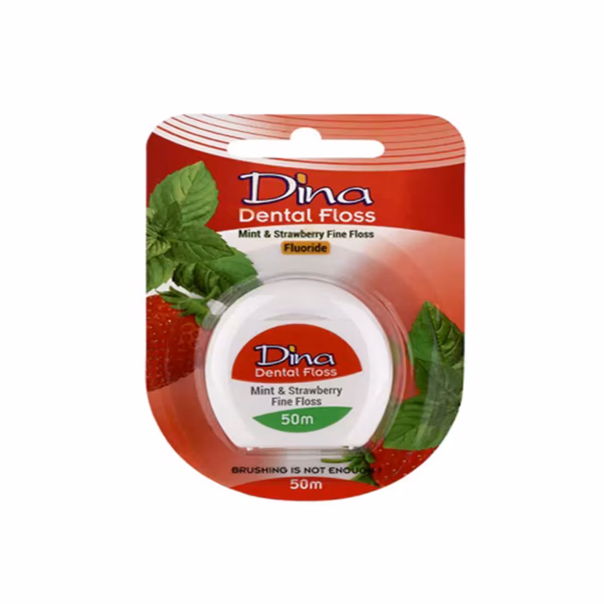 نخ دندان مدل نعنا و توت فرنگی 50 متری دینا