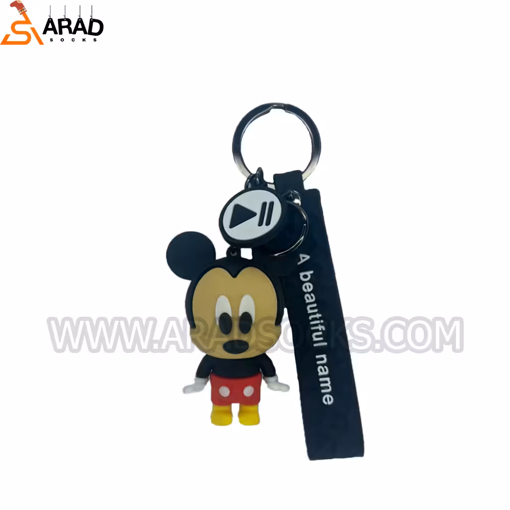 جاکلیدی سیلیکونی طرح میکی موس