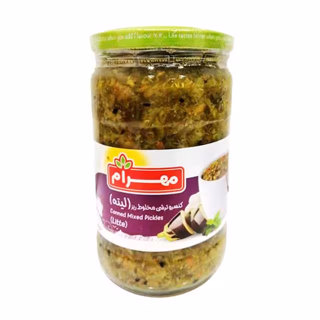 ترشی مخلوط لیته مهرام 660 گرمی