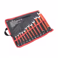 آچار یکسر تخت و یکسر رینگی هانتر مدل YP-INDIA-6-22MM مجموعه 12 عددی | کالا مکس