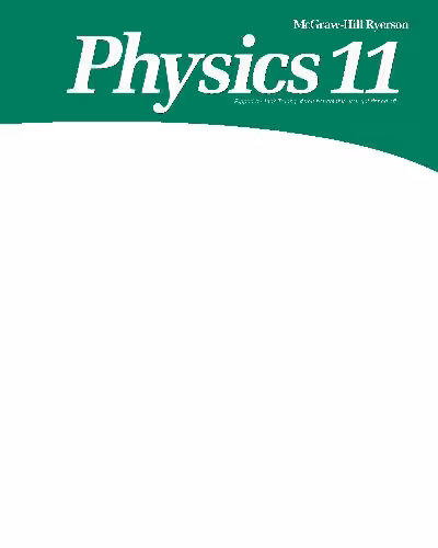 خرید و دانلود نسخه کامل کتاب McGraw-Hill Ryerson. High School Physics