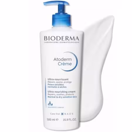 کرم مرطوب کننده اتودرم بایودرما مدل Atoderm حجم 500 میلی لیتر
