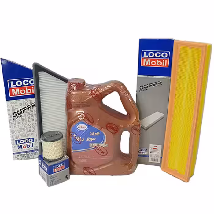 خرید پکیج تعویض روغن پژو 207 بهران (طلایی) | اتوموبی