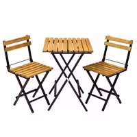 میز و صندلی تاشو سفری دکومرآت مدل ژینا بسته 3 عددی