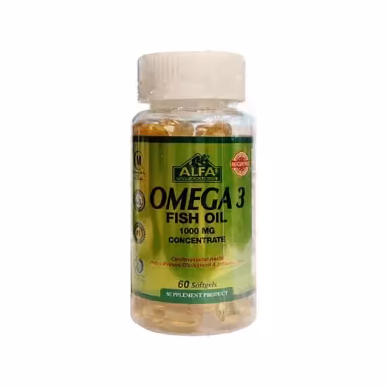 سافت ژل امگا 3 آلفا ویتامینز 1000 میلی گرم | ALFA Vitamins Omega-3 1000mg