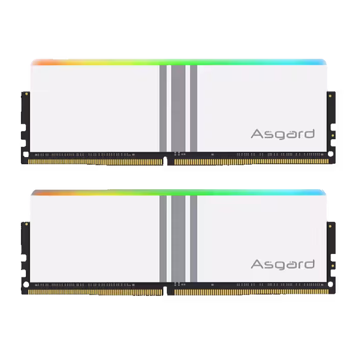 قیمت و خرید رم دو کاناله آزگارد مدل Asgard Valkyrie RGB DDR4 32GB 3200MHz White