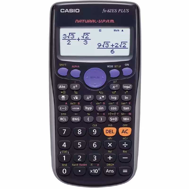 ماشین حساب کاسیو مدل FX-82-ES PLUS