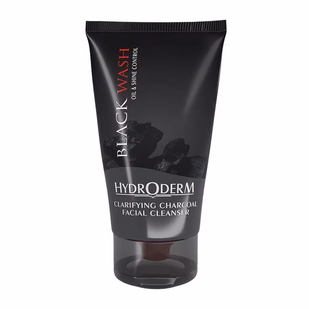 ژل شست و شو صورت زغالی هیدرودرم