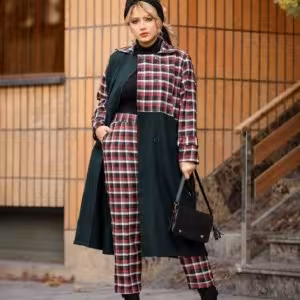 دو تکه ست پالتو شلوار