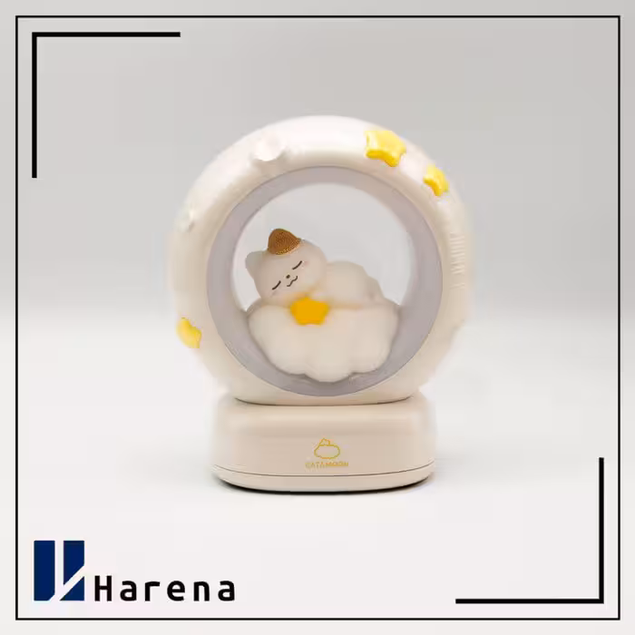 چراغ خواب گربه و ماه