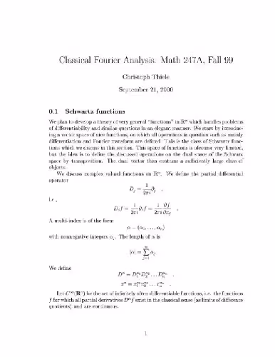 خرید و دانلود نسخه کامل کتاب Fourieranalysis 1 001