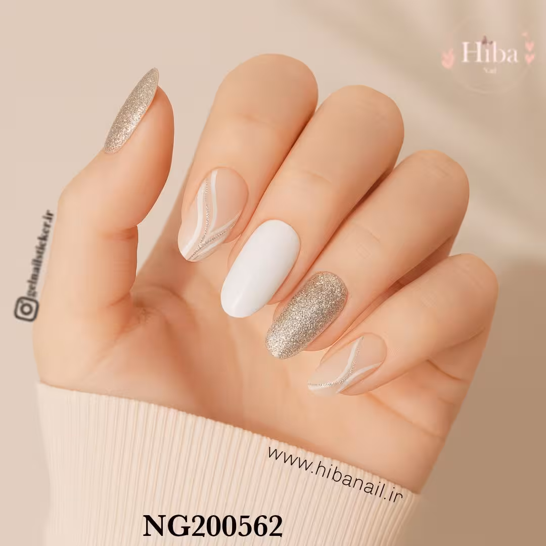 استیکر ژله ای کاشت ناخن (نیل رپ)_کد NG200562