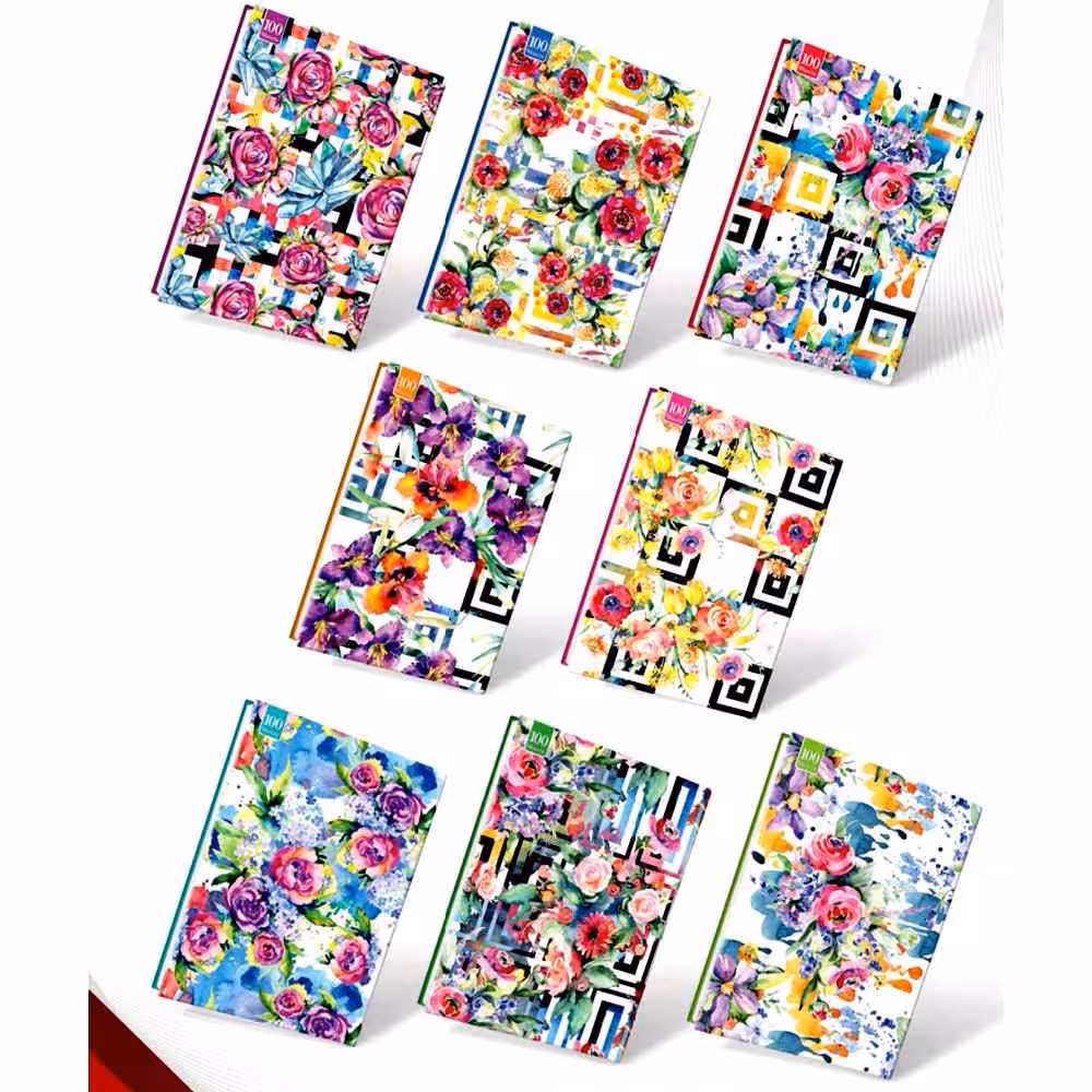 دفتر100برگ وزیری ته دوخت سلفونی کلاسیک عرش کد38A