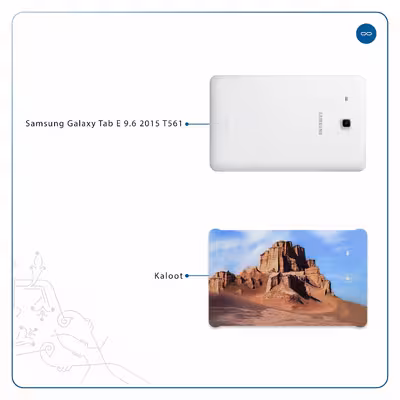 برچسب پوششی ماهوت مدل Kaloot مناسب برای تبلت سامسونگ Galaxy Tab E 9.6 2015 T561