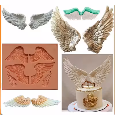 قالب فوندانت بهگز مدل بال بزرگ