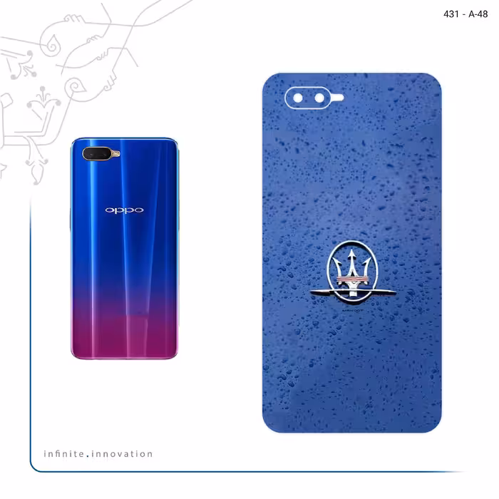 برچسب پوششی ماهوت مدل Maserati مناسب برای گوشی موبایل اپو K1