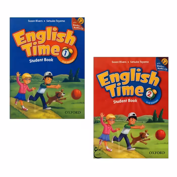 کتاب English Time 1_2 اثر جمعی از نویسندگان انتشارات ابداع 2 جلدی
