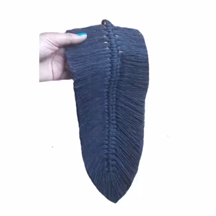 آویز بافتنی مدل برگ بوم کد 35