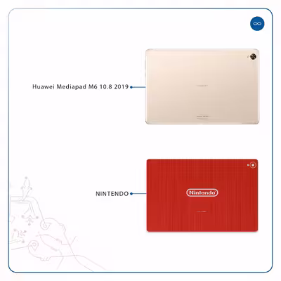 برچسب پوششی ماهوت مدل NINTENDO مناسب برای تبلت هوآوی Mediapad M6 10.8 2019