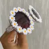 عینک آفتابی دخترانه مدل فانتزی گل بابونه کد  S B WI TH 