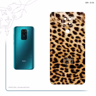 برچسب پوششی ماهوت مدل Leopard Skin مناسب برای گوشی موبایل شیائومی Redmi Note 9