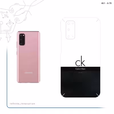 برچسب پوششی ماهوت مدل Calvin Klein مناسب برای گوشی موبایل سامسونگ Galaxy S20