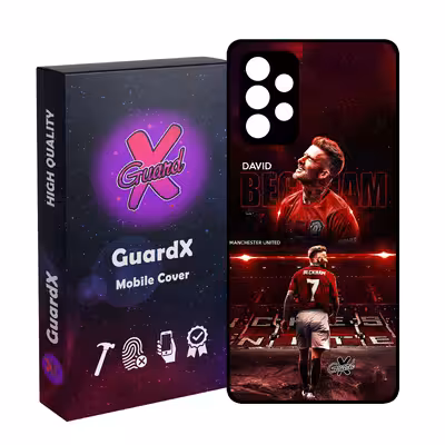 کاور گارد ایکس طرح David Beckham مدل Glass10581 مناسب برای گوشی موبایل سامسونگ Galaxy A73