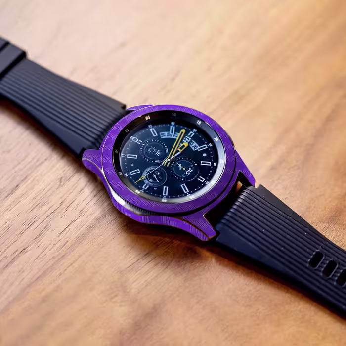 برچسب ماهوت طرح Purple-Fiber مناسب برای ساعت هوشمند سامسونگ Galaxy Watch 46mm