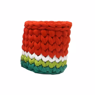 سبد قلاب بافی تریکو کد 1401مجموعه 2 عددی