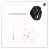 برچسب ماهوت طرح Blanco Smoke Marble مناسب برای ساعت هوشمند سامسونگ Watch4 Classic 42mm