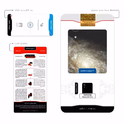 برچسب پوششی ماهوت مدل Universe-by-NASA-1 مناسب برای گوشی موبایل سامسونگ Galaxy A03 Core