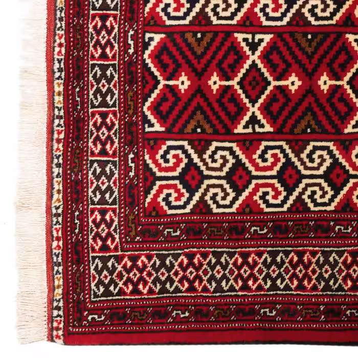 فرش دستباف قدیمی یک متری سی پرشیا کد 171830