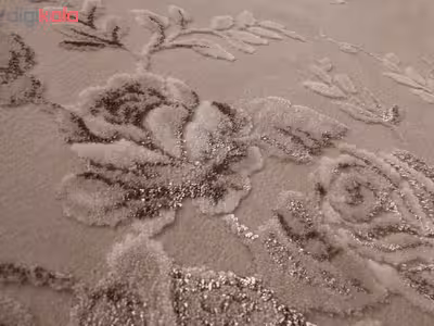 فرش ماشینی زمرد مشهد طرح 1913 زمینه بژ