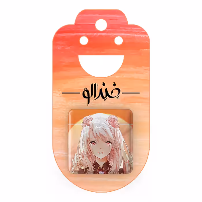 پیکسل خندالو مدل دختر انیمه ای کد 18060