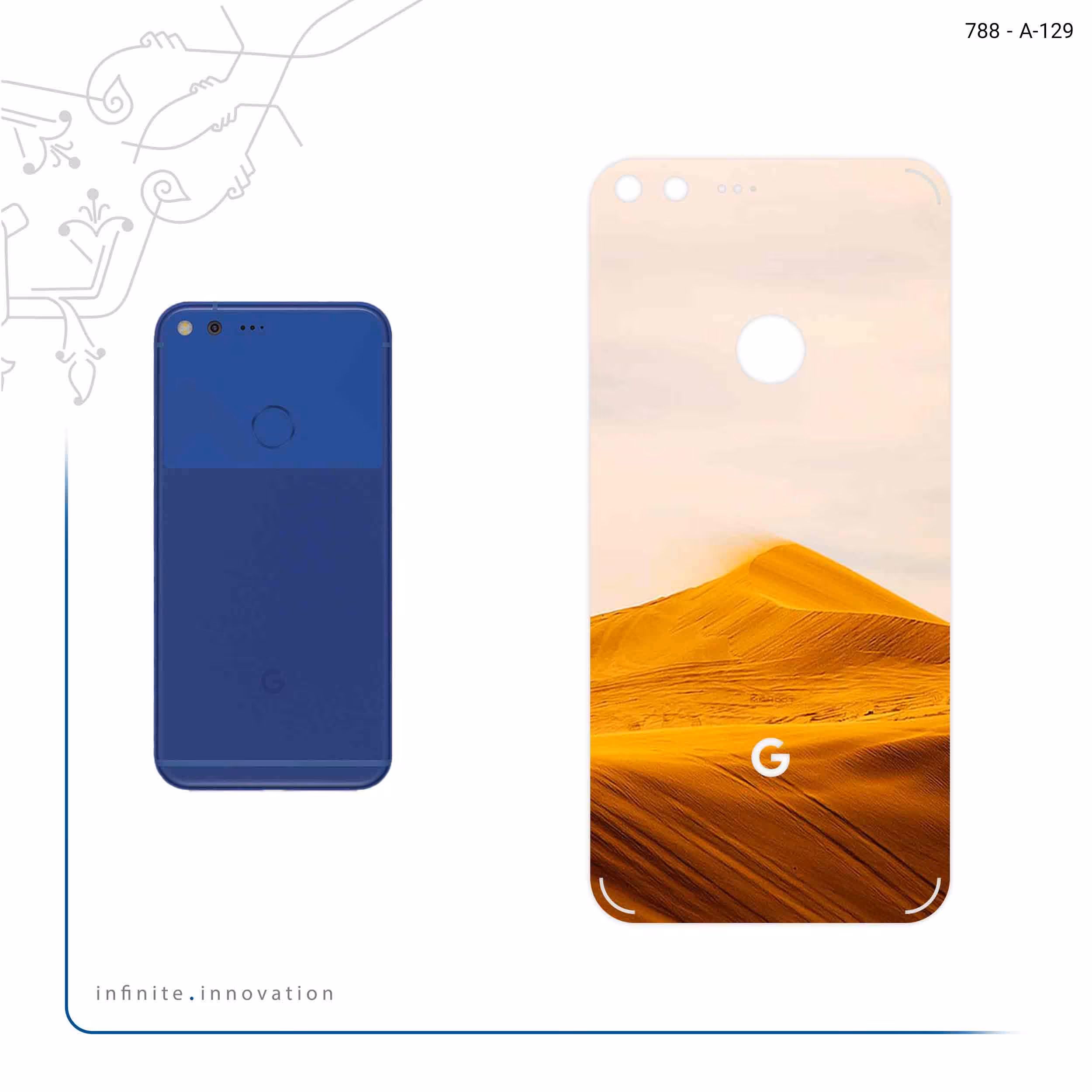 برچسب پوششی ماهوت مدل Sahara Desert مناسب برای گوشی موبایل گوگل Pixel XL