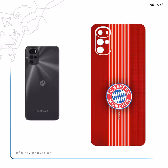 برچسب پوششی ماهوت مدل Bayern_Munchen مناسب برای گوشی موبایل موتورولا Moto G22
