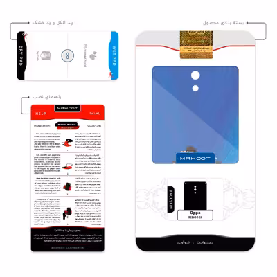 برچسب پوششی ماهوت مدل Ganbare Kikkazu مناسب برای گوشی موبایل اپو RENO 10X