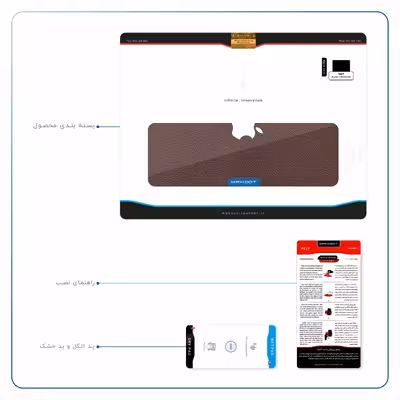 برچسب پوششی ماهوت مدل Natural-Leather مناسب برای تبلت اپل iPad Air 2 2014 A1567