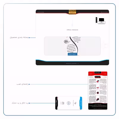 برچسب پوششی ماهوت مدل Van-Yekad مناسب برای تبلت اپل iPad 2 2011 A1395